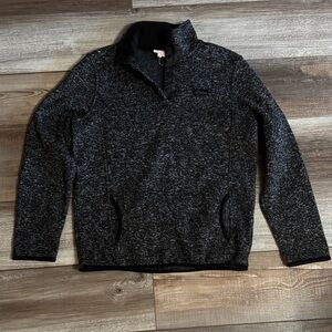 Quarter-Snap Pullover Sweater